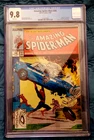 THE AMAZING SPIDER-MAN #306 (10/88) CGC 9.8 Action #1 Homage Cover by McFarlane