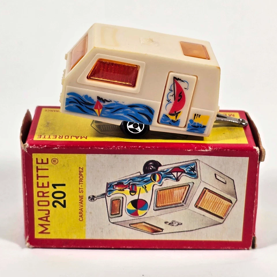 Vintage Majorette 201 Caravane St-Tropez / Scarce HTF Paper Box / Made in France - Image 4 of 4