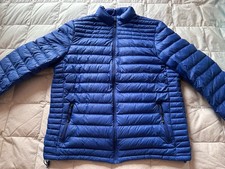 Solaris Mens Down Puffer Jacket Blue Packable...