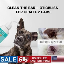 Dog  Cat Ear Cleaner 60ml   Gentle Formula Removes Wax and Odor