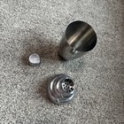 Silver MINI Martini Shaker Stainless Steel 3 Piece Barware NWOT — photo 3