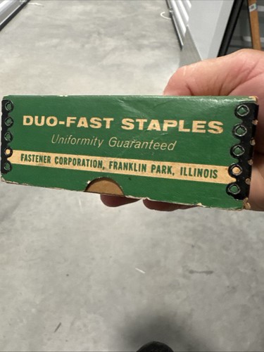 Grapas Duo-Fast (Vintage años 50) 5000 - Nº "3010 C 5/16"" no lleno" - Imagen 4 de 5