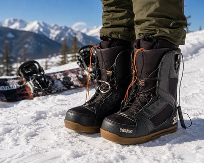 ThirtyTwo Snowboard Boots Mens Size 12 Black Gum Sole Fast Lace Snow Boots