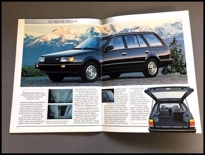1987 Mazda 323 Original 22-page Sales Brochure Catalog - Station