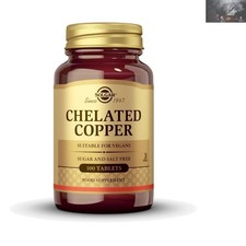 Advanced Chelated Copper Tablets - Natural Flavor, 100 Count for Skin Vitality