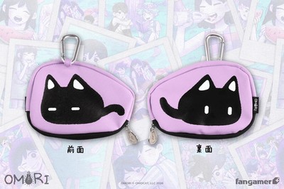 OMORI Mewo Cat Pouch 4.3x6.3 inch PVC Polyester Ikuno Ohashi Fangamer Japan