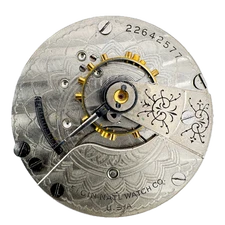 Antique 18s 1920 Elgin 7 Jewel Mechanical Pocket Watch Movement 288 USA