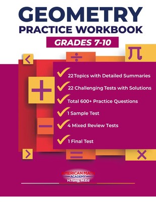 GEOMETRY PRACTICE WORKBOOK American Math Academy Taschenbuch Englisch 2024