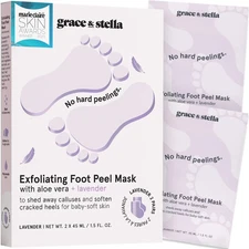 Grace & Stella Exfoliating Foot Peel Mask - Lavender
