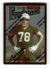1996 Topps Finest Football #201 Marcus Jones  NM-NMMT  BXCP67