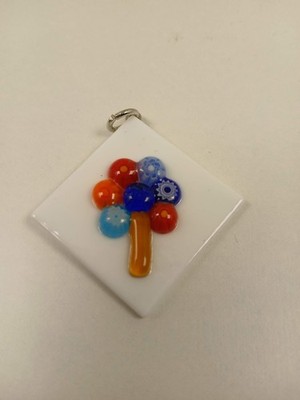 ein wunderschöner Anhänger mit Murrine aus Muranoglas ( Sa-Sa-1-IT3074-6 )