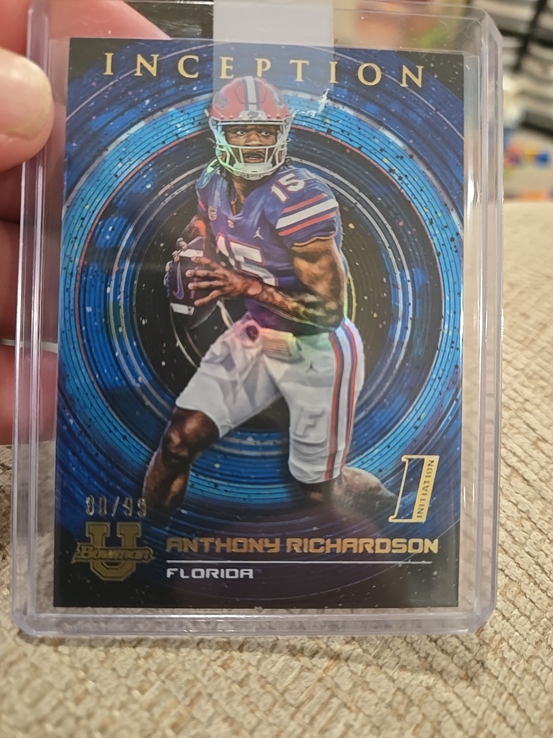 Anthony Richardson  2022-23 Bowman U Inception Blue Foil /99 🔥