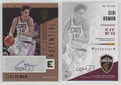 2017-18 Essentials True Potential Signatures Gold /35 Cedi Osman Rookie Auto RC