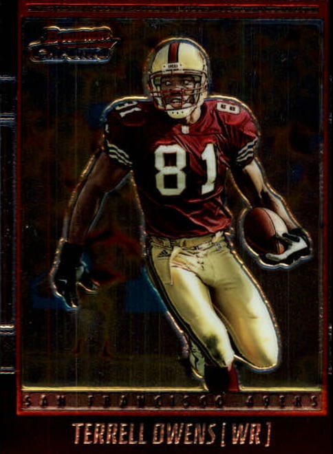 2001 Bowman Chrome #48 Terrell Owens - FB