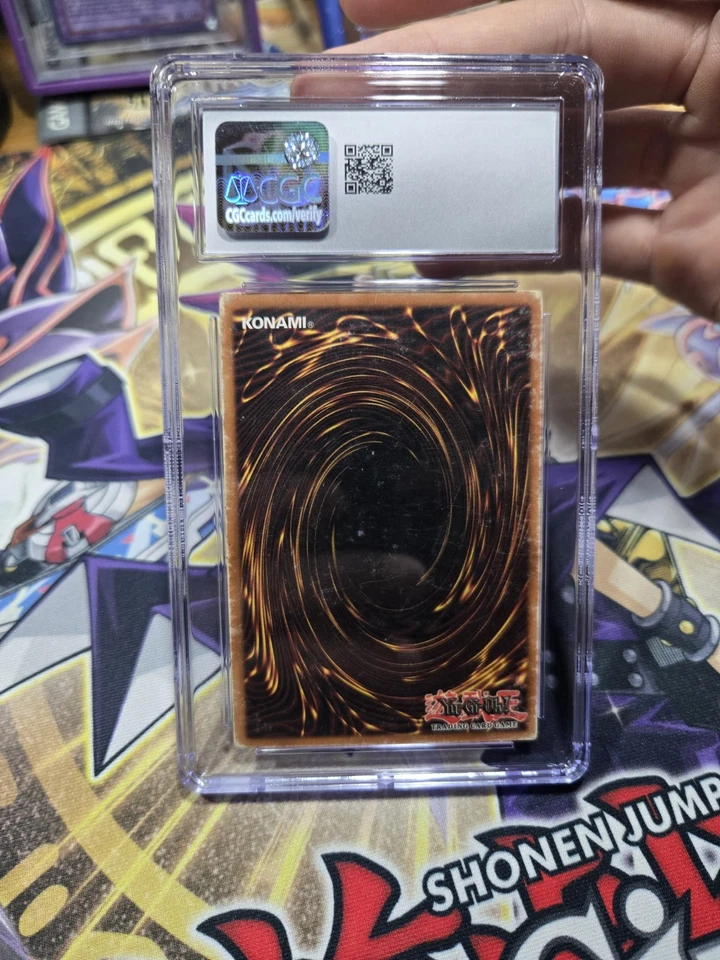 Yu-Gi-Oh! Dark Magician Girl MFC-000 2003 Magicians Force primera edición CGC 3 Foto 4 de 4