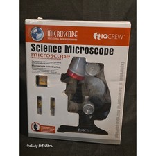 IQCrew Science Microscope Kit 100X 400X 1200X Kids STEM Educational Set