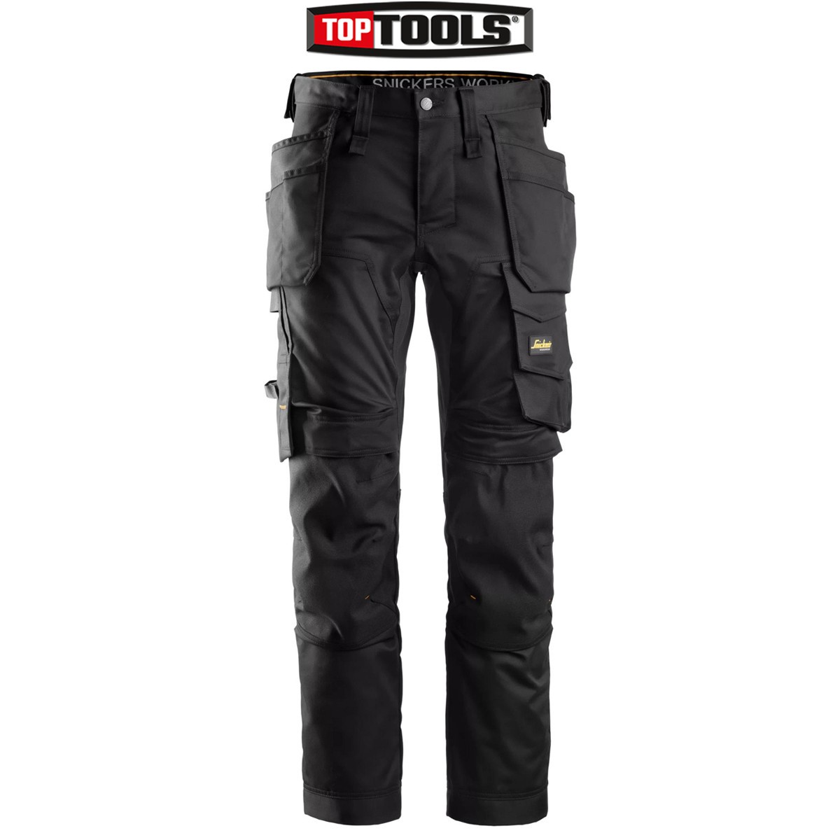 B&Q - 6241 Allroundwork Stretch Trousers Holster Pockets Black Size 108 (W38" L30") - Image 2