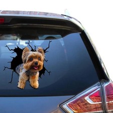 Yorkie Window Decals Cars Vinyl Yorkie Dog Sticker Vynil Outdoor Stickers