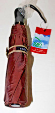 42" WIDE FULL SIZE FOLDING COMPACT SUPER MINI UMBRELLA - Brown
