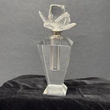 Shannon Crystal Design of Ireland Tapered Pyramid Lotus Flower Rose /stopper 6.5