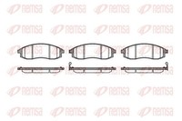 Remsa 0598.12 Bremsbelagsatz, Scheibenbremse FüR Mitsubishi