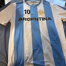 Argentina Lionel Messi #10 Licensed Soccer Jersey Futbol AFA Licensed Large L