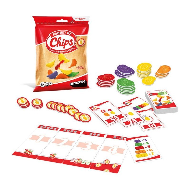 Jeu d'ambiance Paquet de Chips Zygomatic idéal pour animer vos soirées apéro en famille