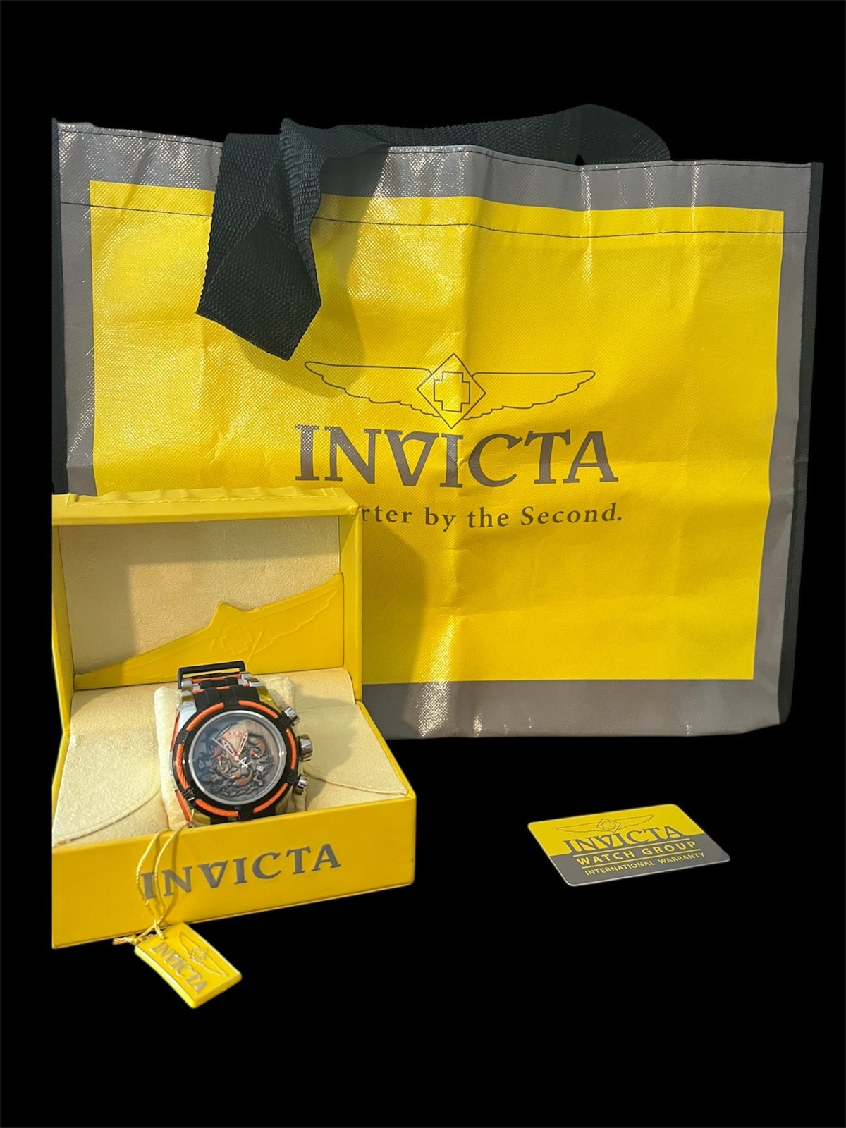 Reloj Invita Reserve Venom Híbrido Peces Koi Acero Inoxidable Resistente al Agua