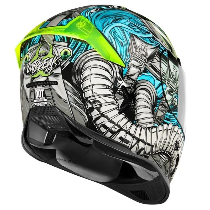 Casco completo de motocicleta de calle Icon Airframe Pro - Elige talla/color Foto 4 de 4