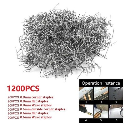 0.6/0.8mm Hot Staples For Plastic Welder/Car Bumper Repair Kit DIY Repairing New