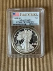 2008 W $1 American Silver Eagle First Strike PCGS PR 70 DCAM