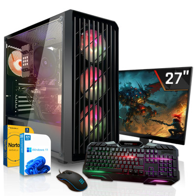 Gamer PC Set Ultra 5 245KF Nvidia 5060 Ti 16GB 16GB DDR5 1TB NVMe 27 Zoll TFT