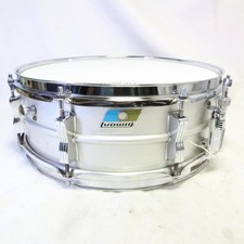 Ludwig L-404 Acrolite 14x5 Snare Drum 1970s Aluminum Classic Tone