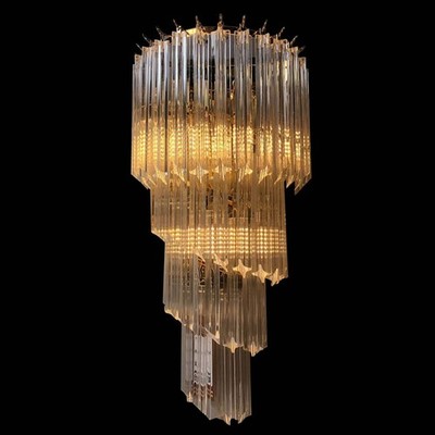 Spiral 23 1/2'' High Crystal 5-Light Wall Sconce