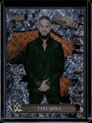 2025 Chrome WWE Cactus Jack x Wrestlemania Tama Tonga Laser Ray Wave 04/20