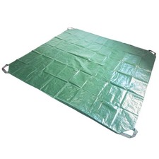 Bâche imperméable de 2,1 x 2,1 m avec 4 poignées pour bac à sable, extérieur,...