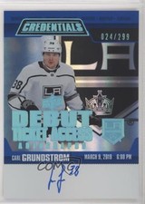 2019 Credentials Debut Ticket Access Autos /299 Tier 1 Carl Grundstrom Auto ly6