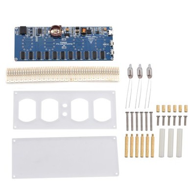 RGB Light Nixie Tube PCBA Kit Digital Clock Circuit Board Kit Without Tubes N