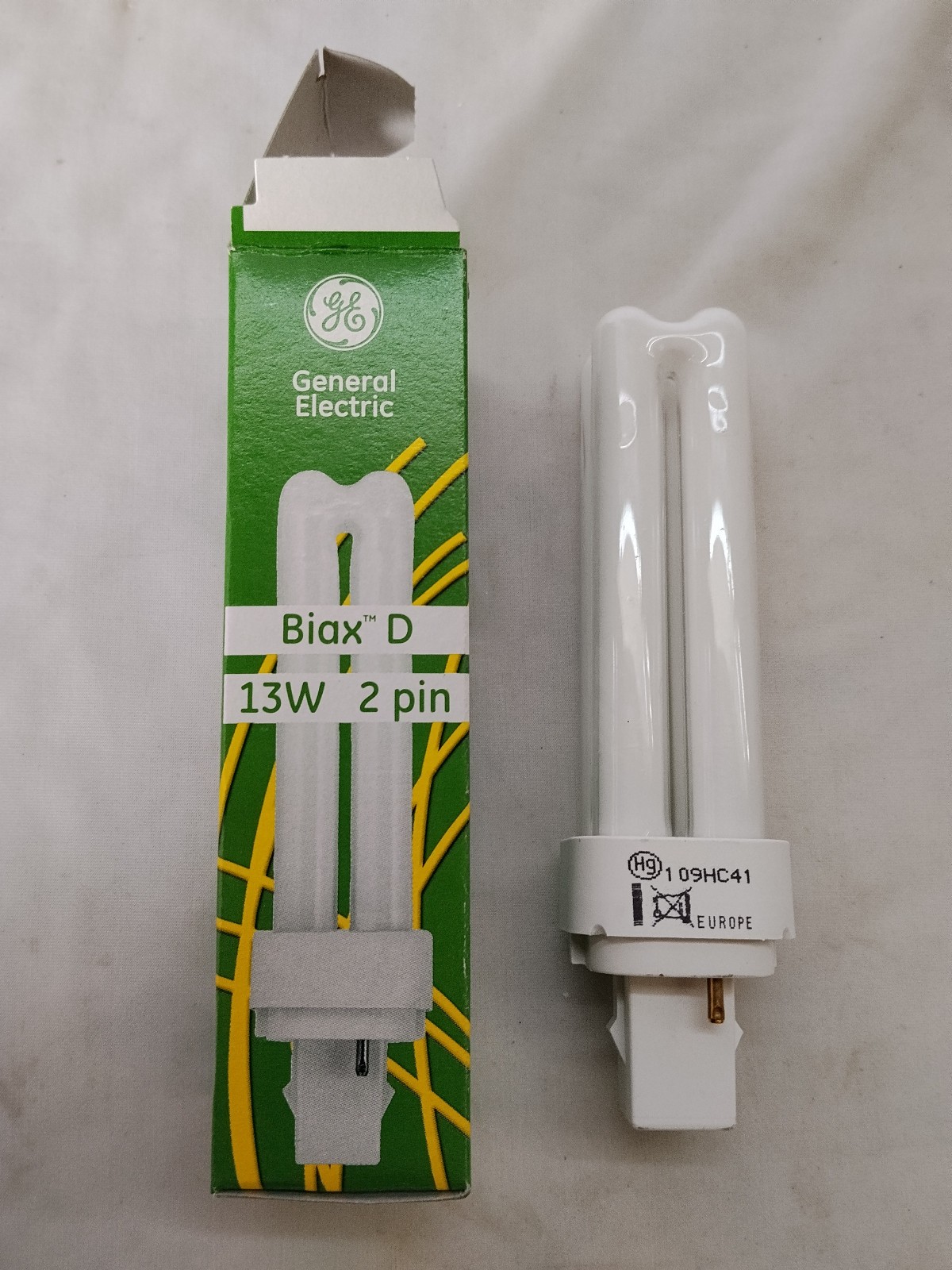 GE BIAX D 13W 840 ampoule basse consommation G24d1 blanche