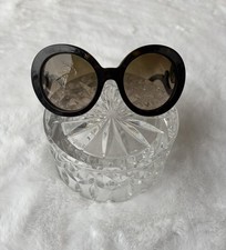 Prada Sunglasses Swirl Baroque Round Black SPR27N 55 22 1AB-3M1 135 2N