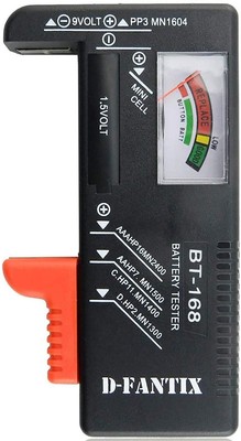 D-FantiX Battery Tester, Universal Checker Small Black 