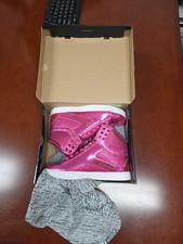 Pastry Pop Tart Glitter Fuchsia Dance Shoes Sneakers Womens US Size 6.5 New