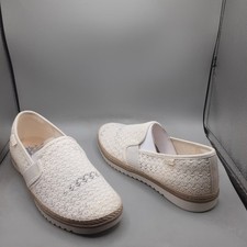 Bobs From Skechers Flexpadrille Low Too Ritz Slip-on Women's 8M Natural A193