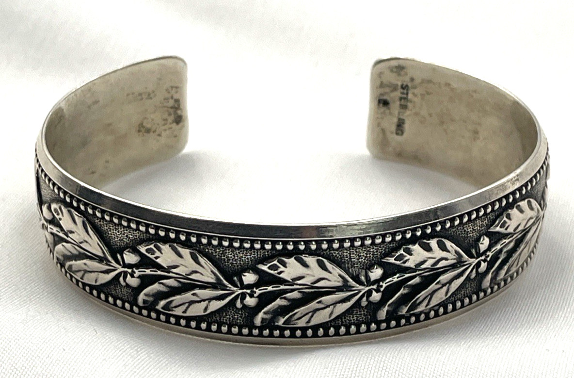 Women’s Solid Cuff Bracelet Sterling Silver 925 L… - image 5