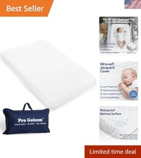 Pack and Play Mattress 38x26 Waterproof Firm Foam Nursery Bed Pad Bed for Bab...