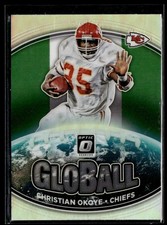 2021 Panini Donruss Optic Global Silver Holo Prizm #GB-12 Christian Okoye