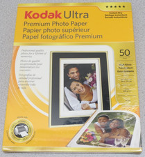 Kodak Ultra High Gloss Premium Photo Paper 50 8.5 x 11 - 74 lb. NEW sealed