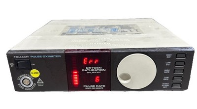 Nellcor N-200 SN 20623143 (Err Code Due To Sensor Not Being Attached)