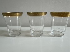 Theresienthal Concorde Mintonborde drei Wassergläser ca. 10 cm hoch