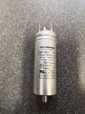 Kondensator Motorkondensator Anlaufkondensator Electronicon 8uF E33. C78-50084F